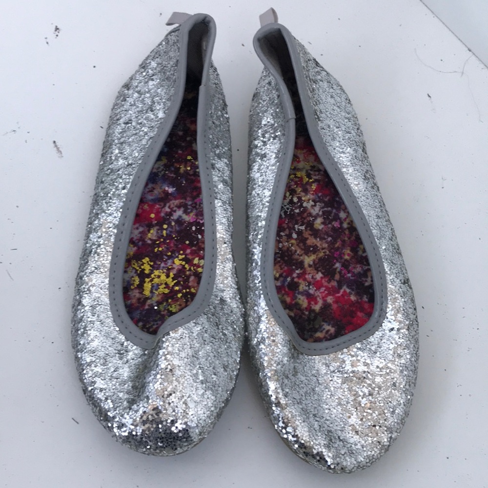 Faded Glory sequins shoes Sz 12